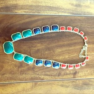 Statement gold & jewels necklace